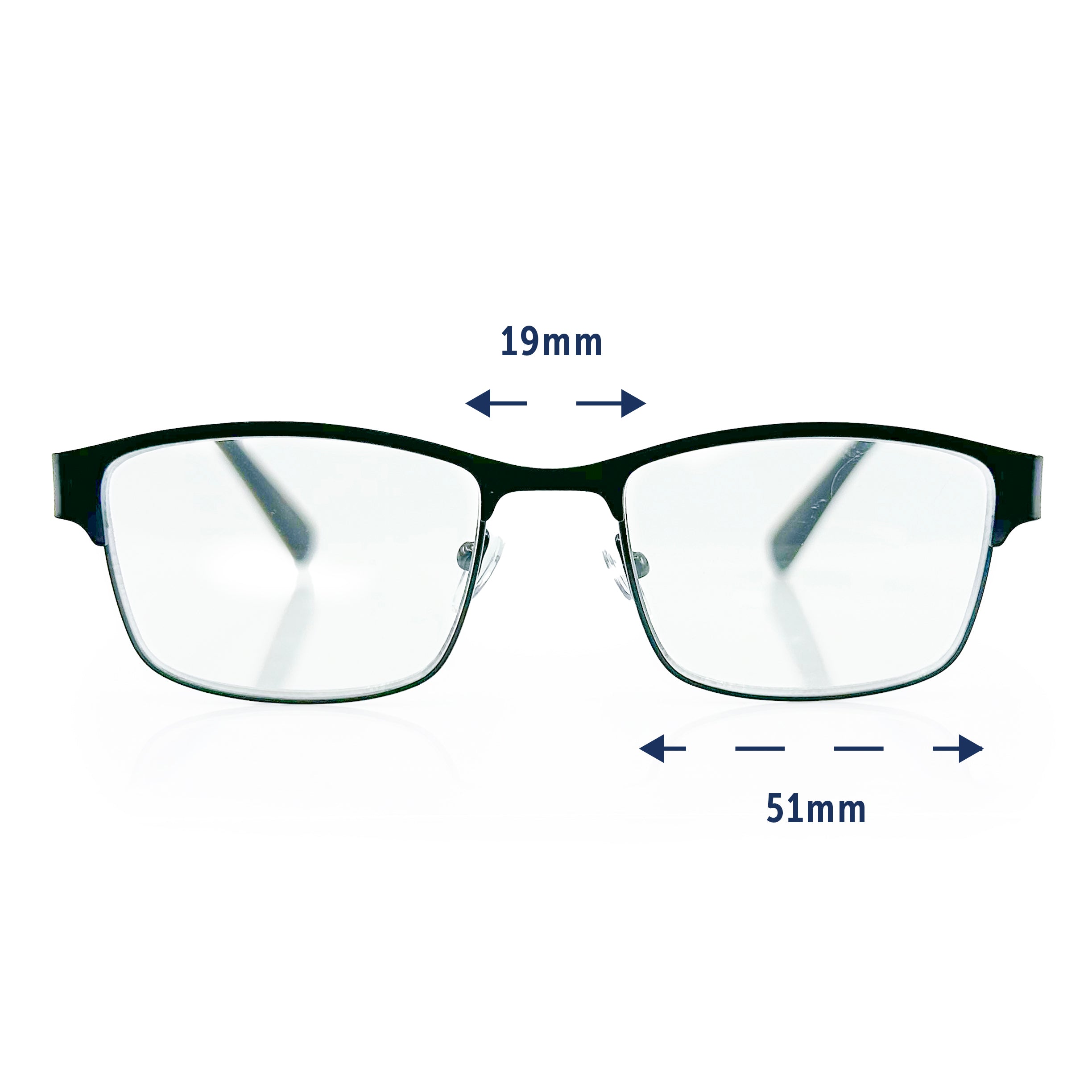 Flipo Eyewear's Blue Light Blocking Reading Glasses - 3 Pack (1 Silver, 1 Black, 1 Blue)