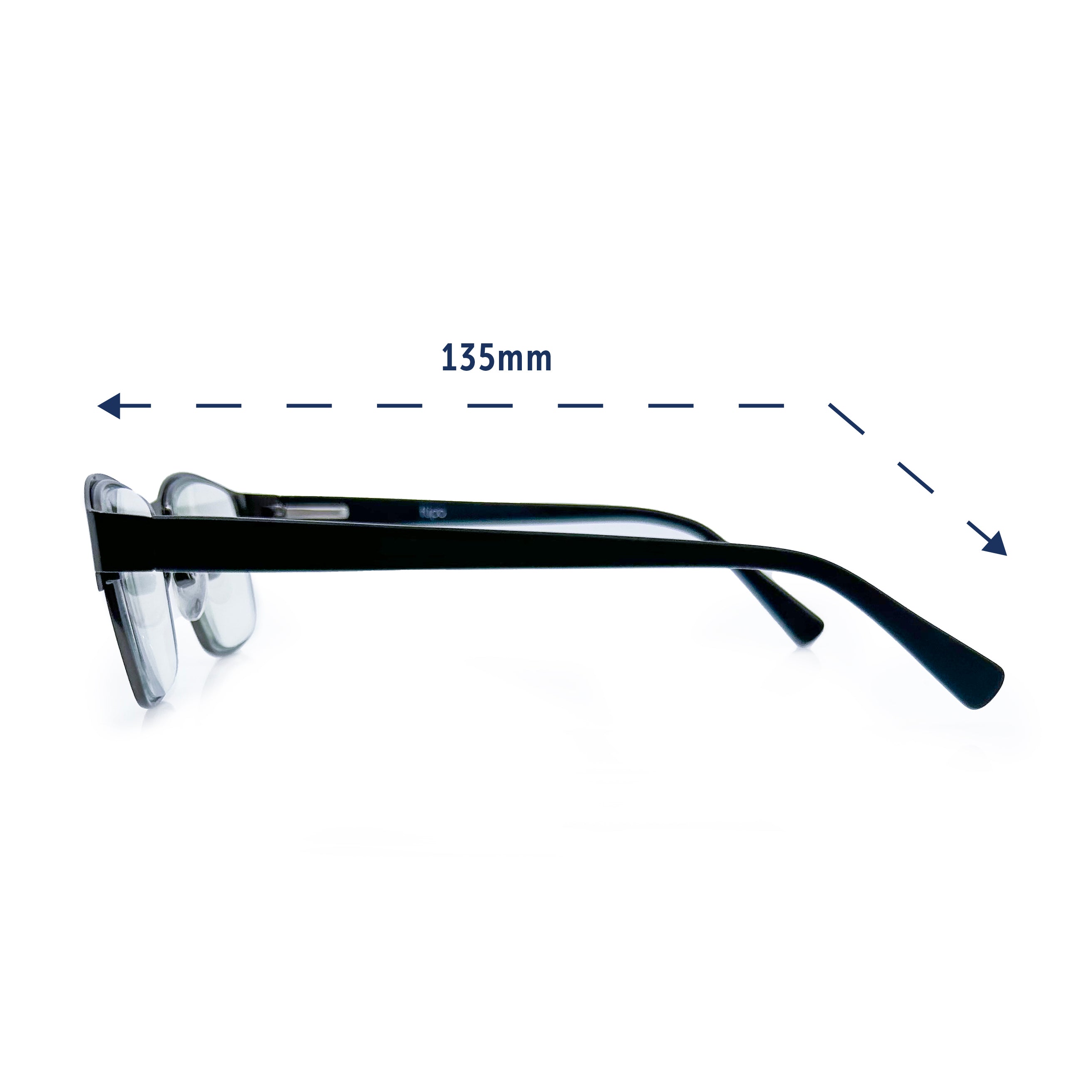 Flipo Eyewear's Blue Light Blocking Reading Glasses - 3 Pack (1 Silver, 1 Black, 1 Blue)