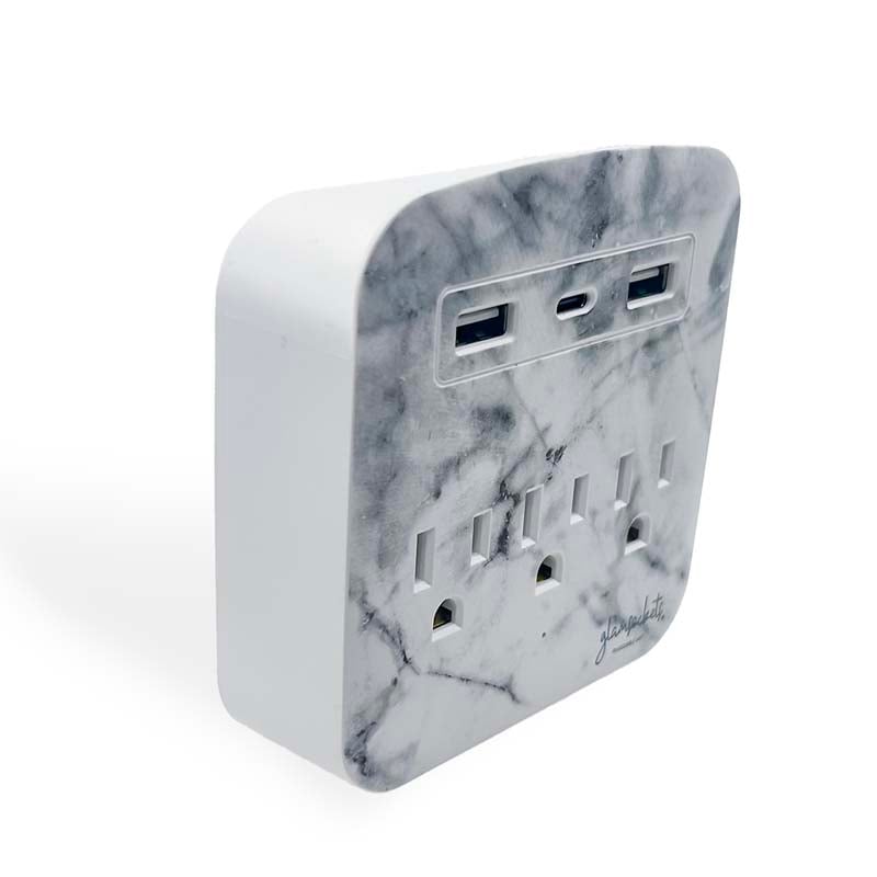 Glam Sockets™ Surge Protector With Phone Holder